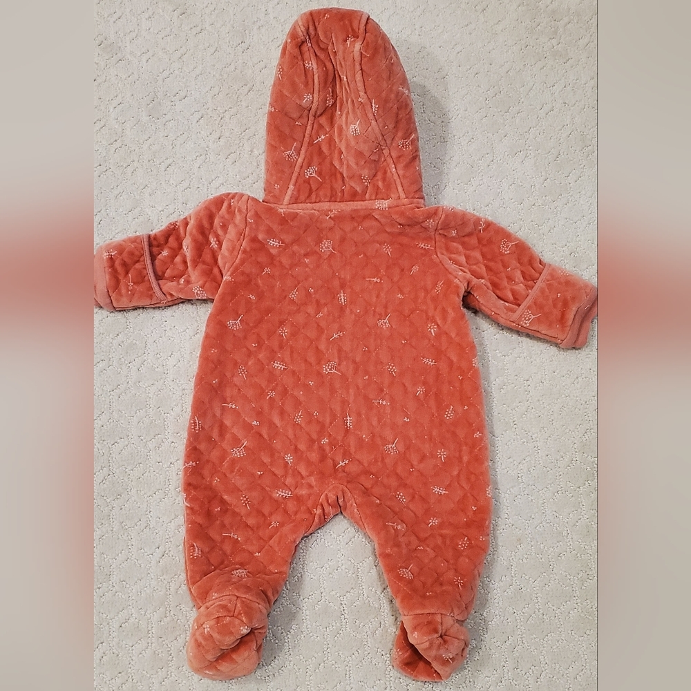 Nordstrom Baby Print Bunting in Pink Desert Dottie - Picture 3 of 8